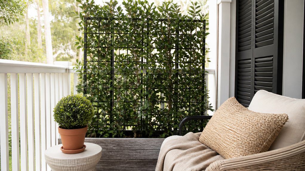 compact evergreen layered screening
