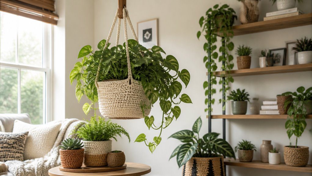 crochet plant decoration ideas