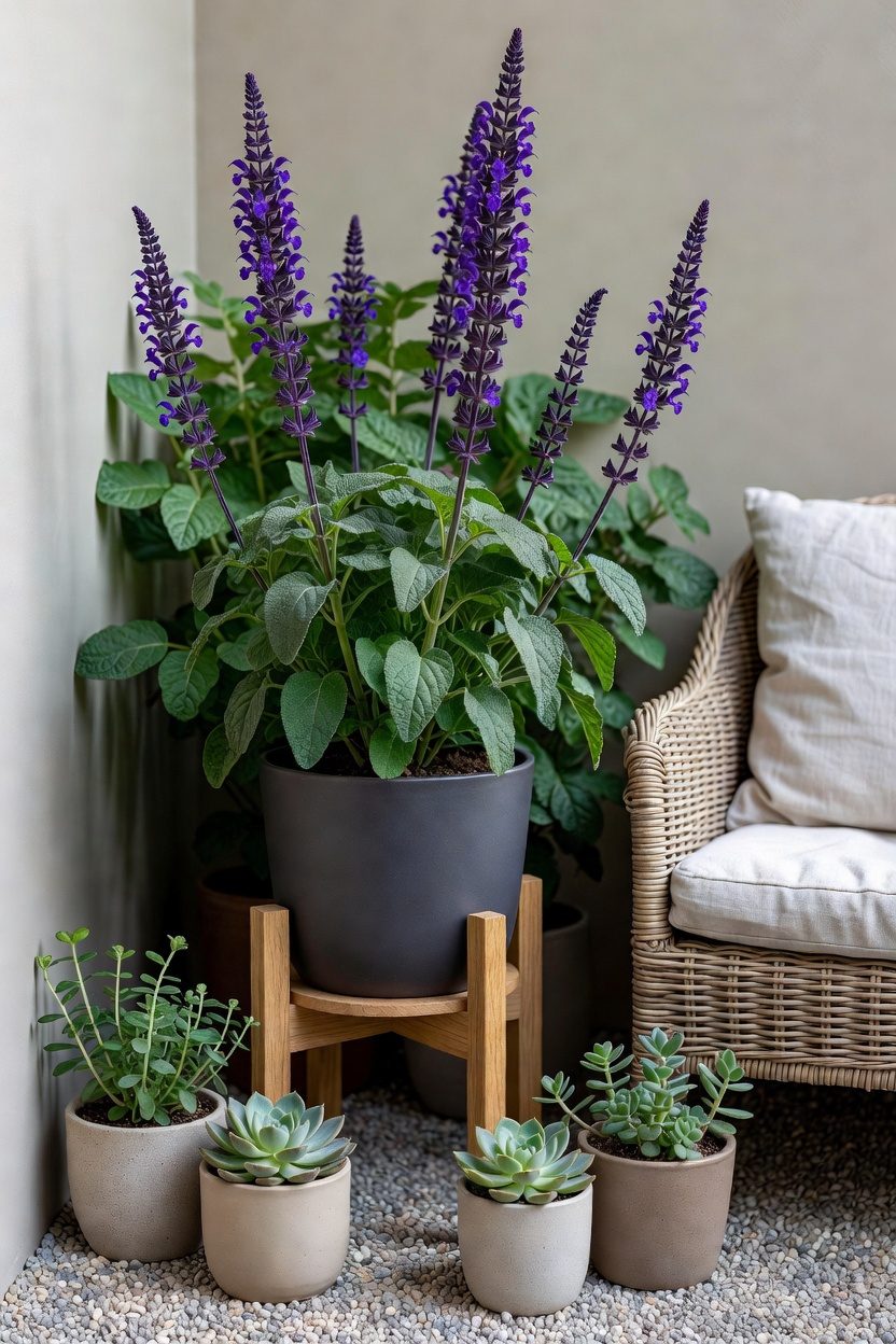 drought tolerant colorful vertical spikes