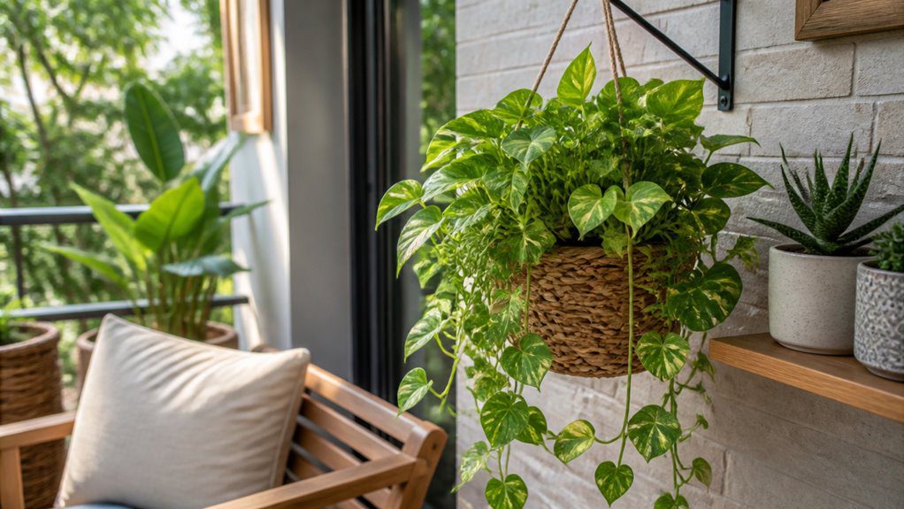 easy care hanging garden plants