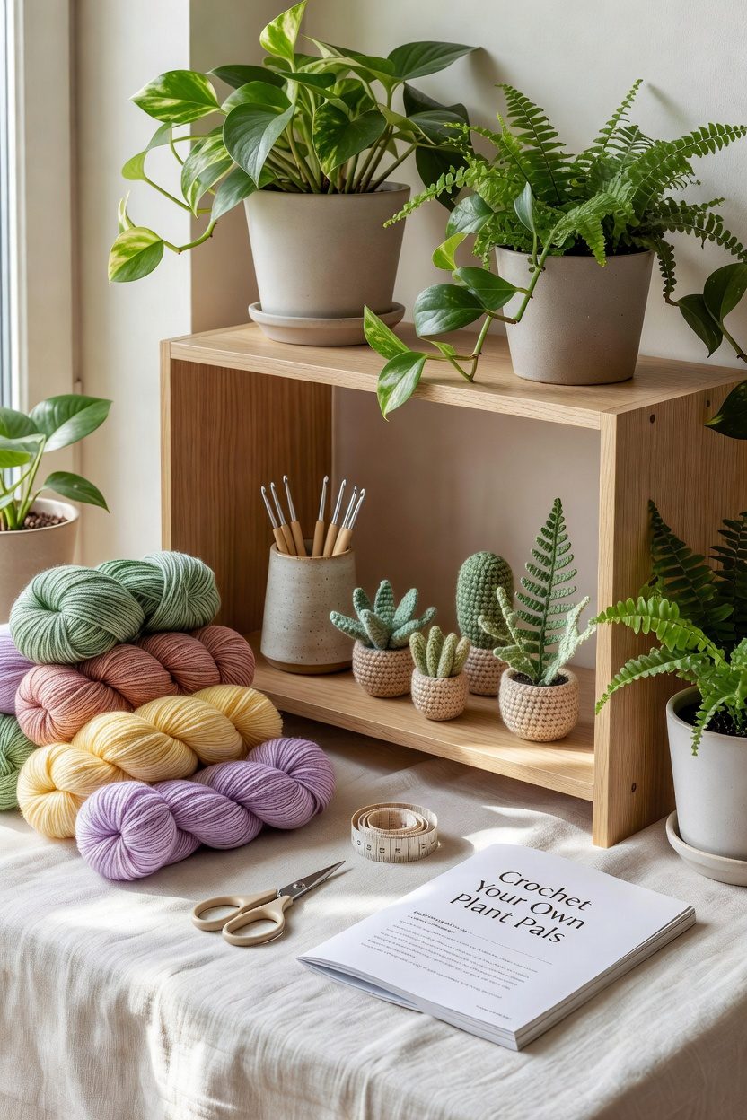 essential plant amigurumi crafting supplies