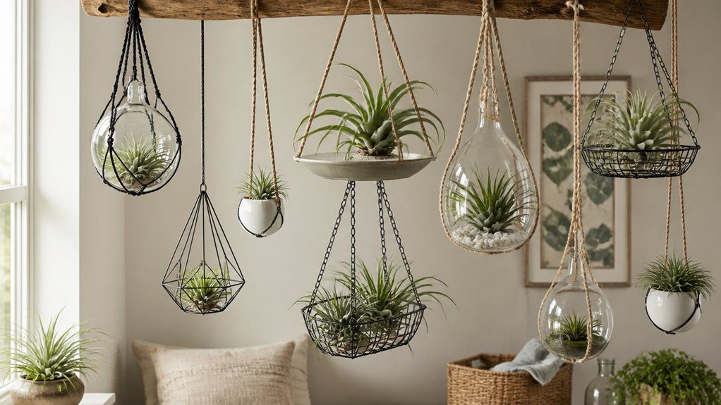 floating air plant displays