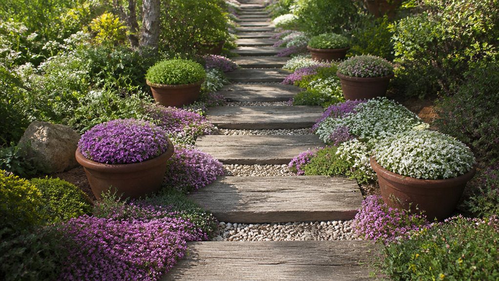 groundcovers enhance paths safely