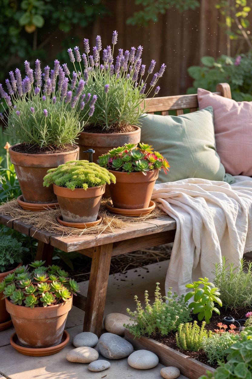 hardy perennials mulch weekly watering