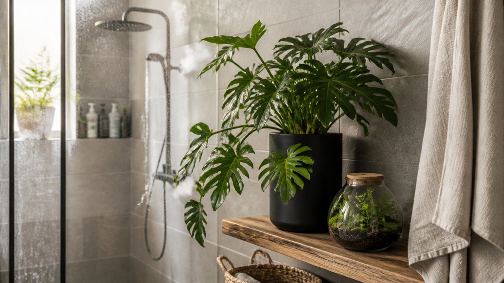 humid low light bathroom plants