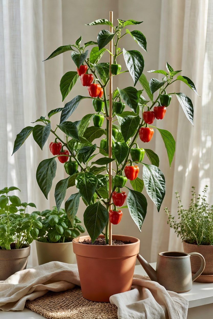 peppers thrive in containers