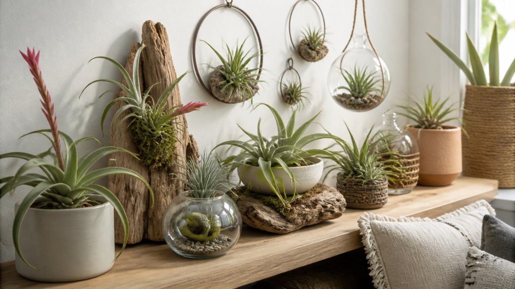 personalized decorative air plant displays