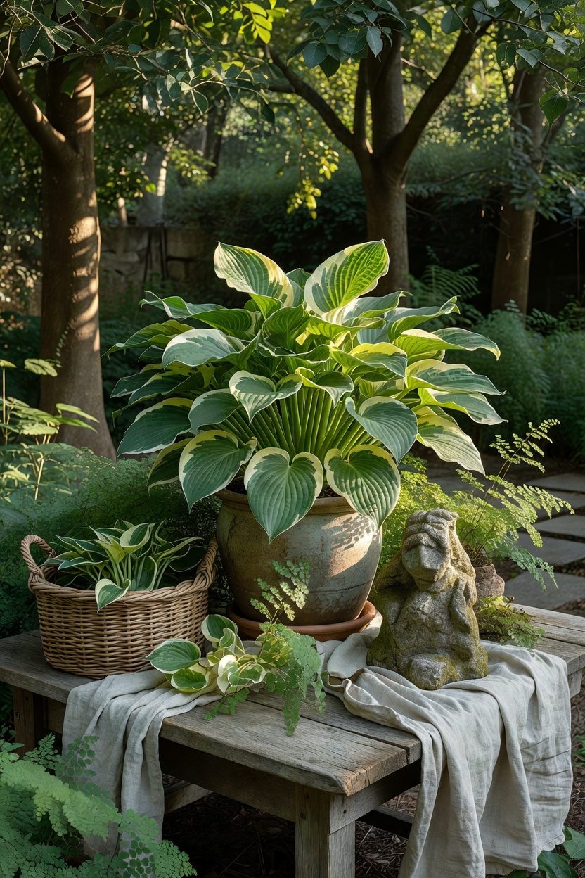 shade loving low maintenance foliage