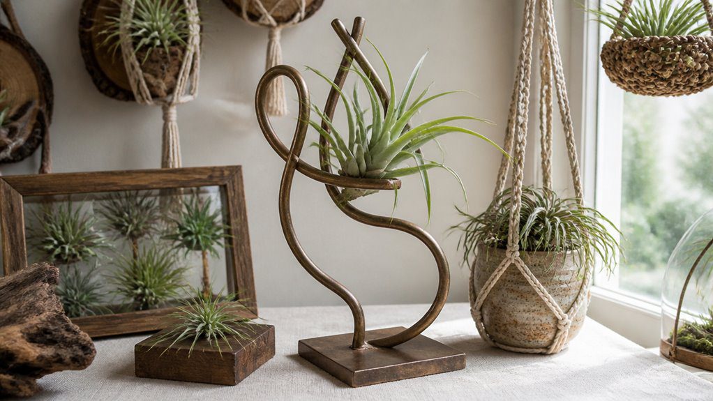 stylish indoor plant display