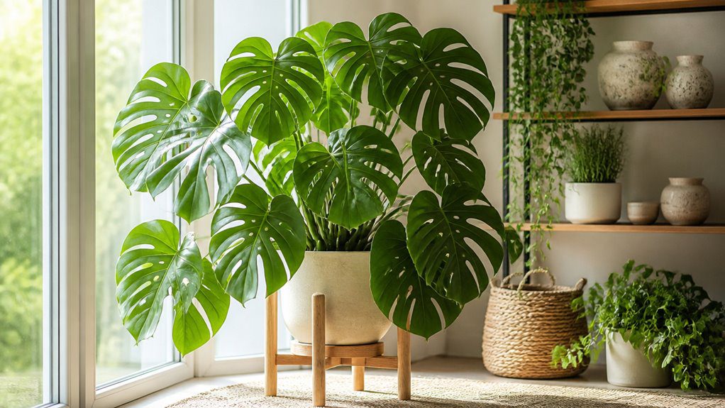 stylish lush statement indoor plants
