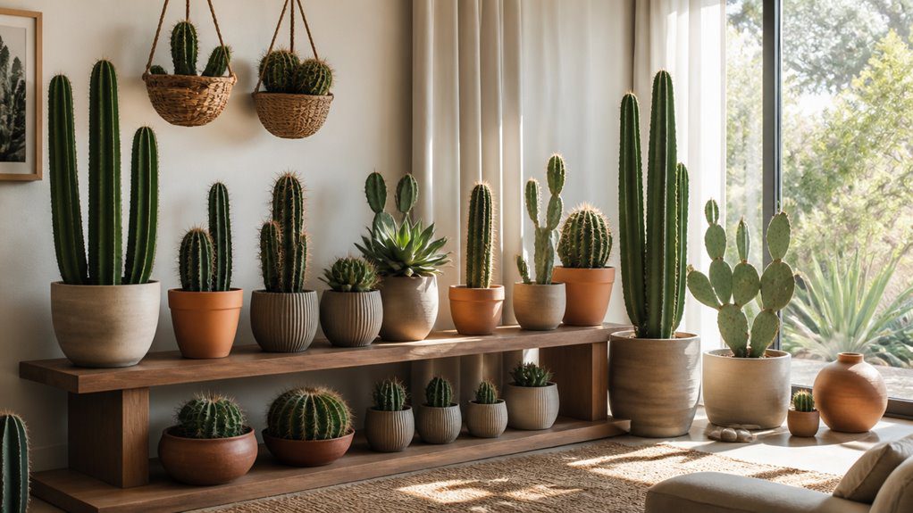varieties of decorative cacti
