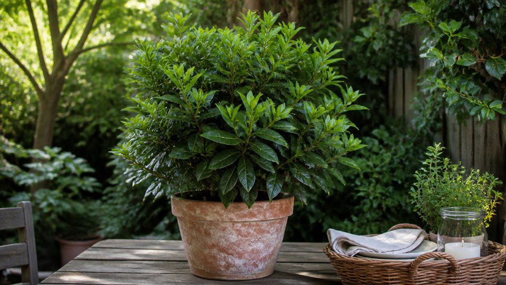 year round privacy with dense foliage